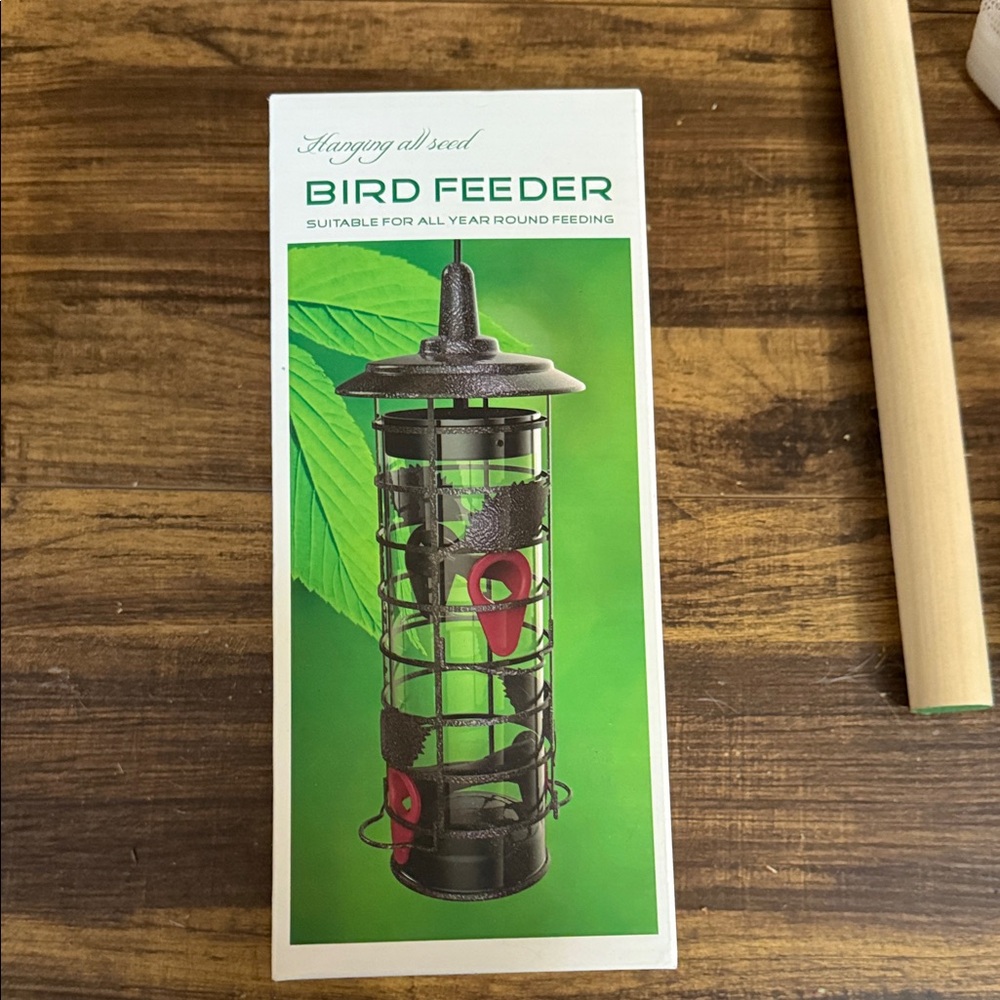 Black Bird Feeder for All-Year Feeding